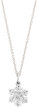 Helen Ficalora Sterling Silver Snowflake Mini Charm - Locket (304x448), Png Download
