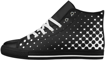 Black And White Halftone Pattern By Artformdesigns - Shoe (500x500), Png Download