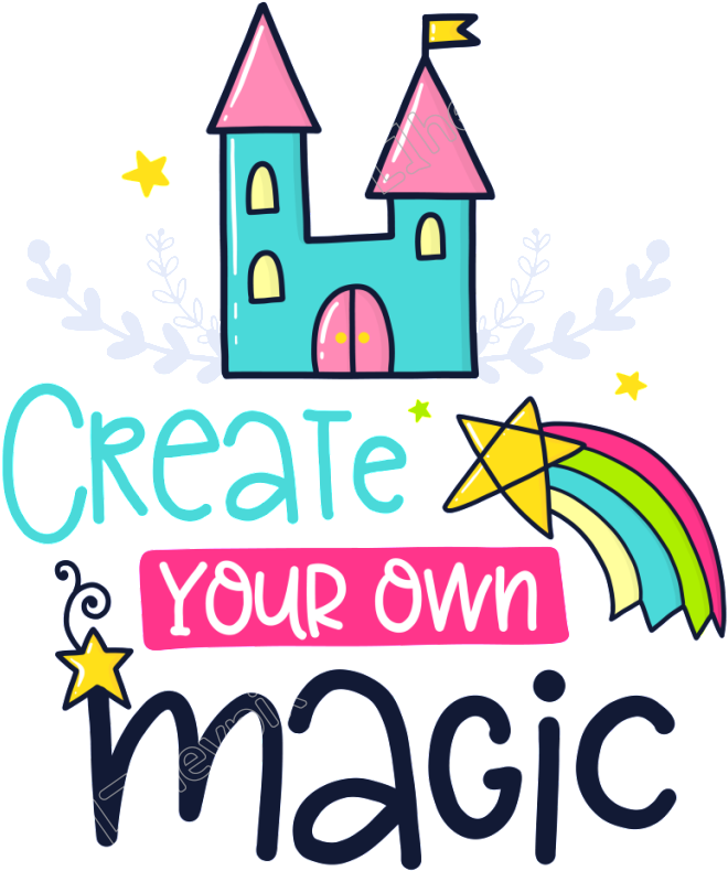 Jpg Freeuse Stock Hand Drawn Magic Castle - Illustration (1024x1024), Png Download