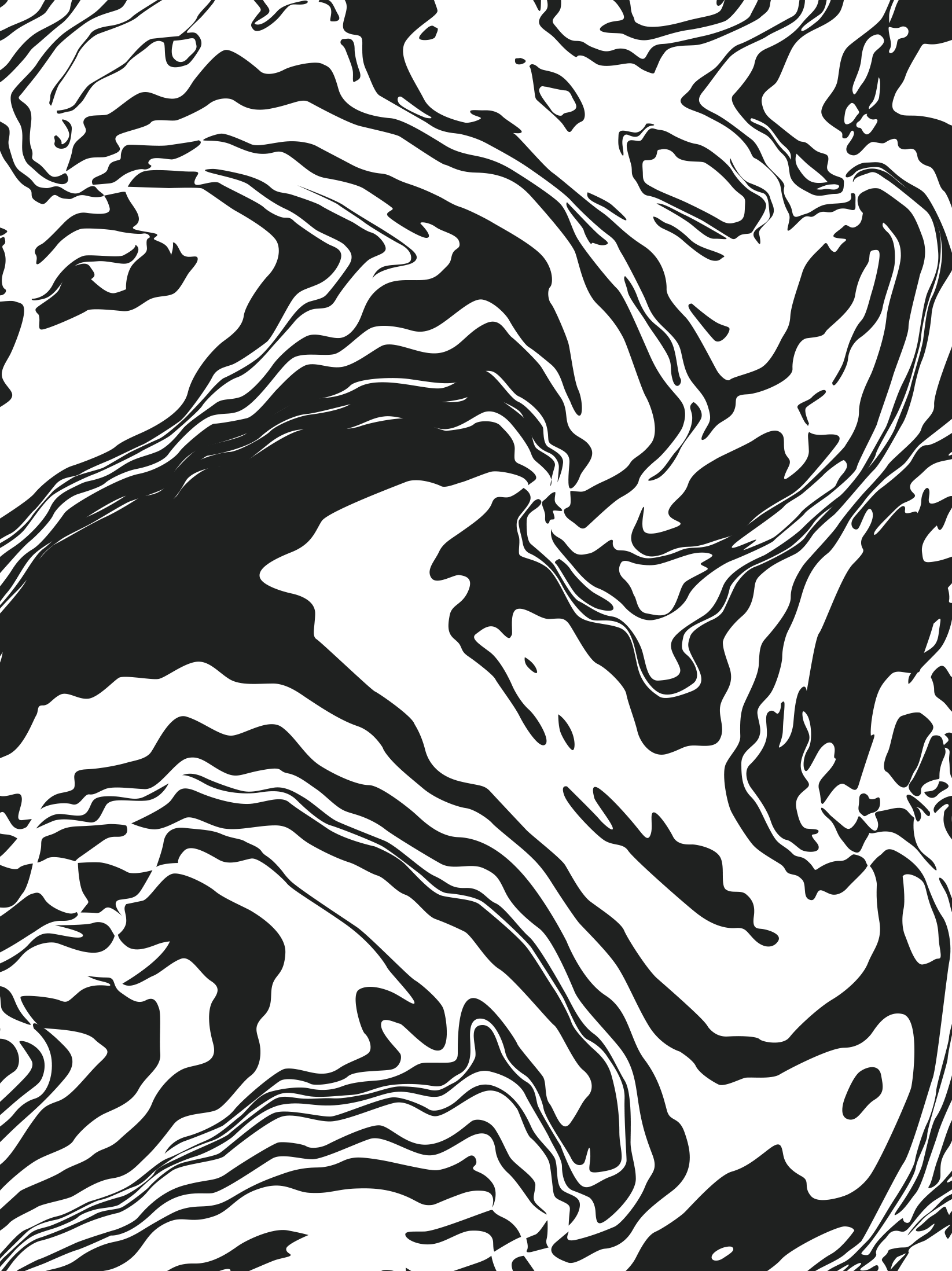 Structure Is An Exhibition By Klubben, Norwegian Crafts - Black And White Pattern Print (1645x2196), Png Download