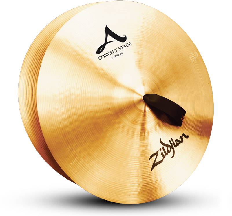 16" A Zildjian Concert Stage - Cymbal Pairs (800x800), Png Download