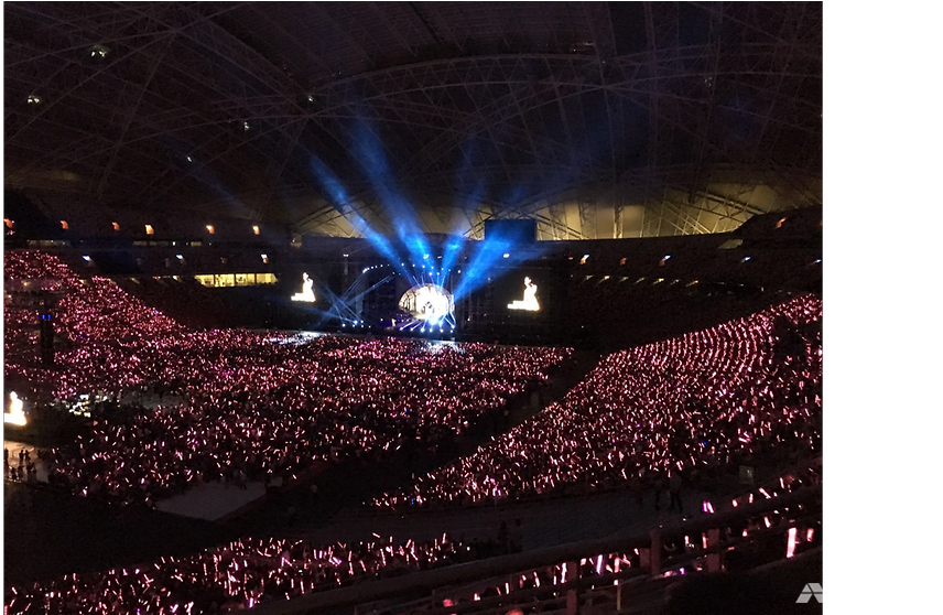 Speakers Moved At Jay Chou Concert To Minimise Obstruction - Rock Concert (991x557), Png Download