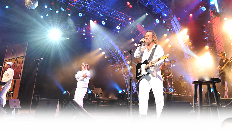 One Night Of The Bee Gee's April - Stayin Alive Bee Gees Tribute Uk (790x445), Png Download