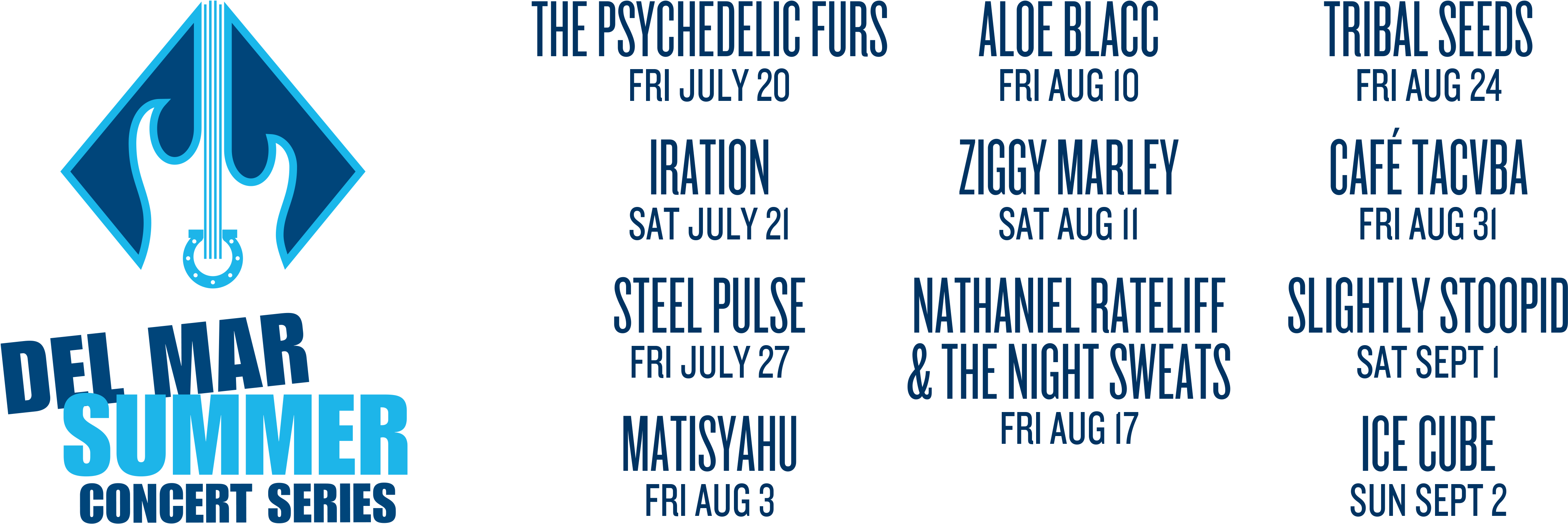 Kick-off Your Friday With Live Music At The Party In - 2018 Del Mar Concert Series (4500x2500), Png Download