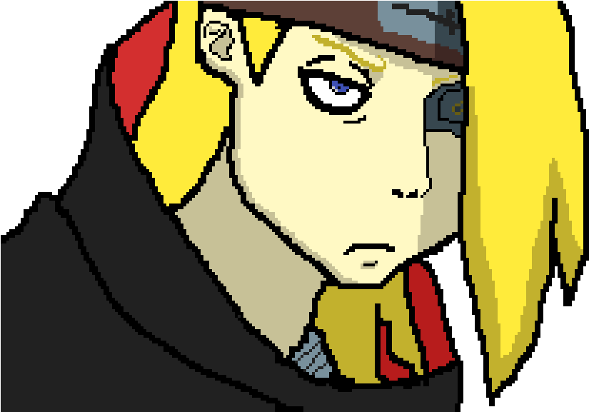 Deidara - Cartoon (1024x576), Png Download