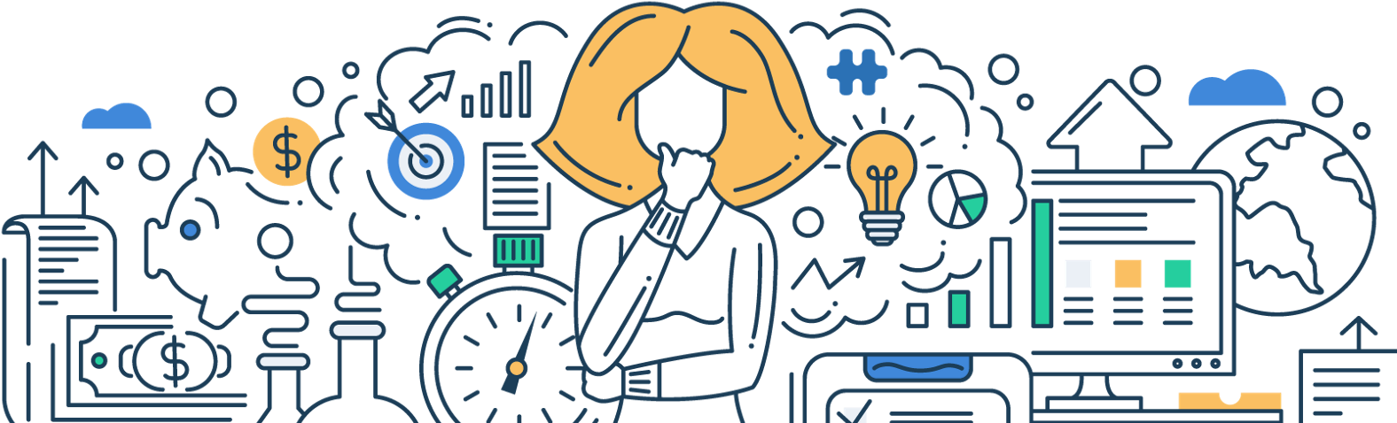 How Design Thinking Leads To Increased User Engagement - Design Thinking For Digital Transformation (1600x480), Png Download