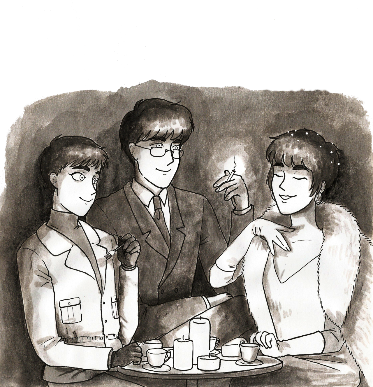 “inktober - Illustration (1280x1327), Png Download