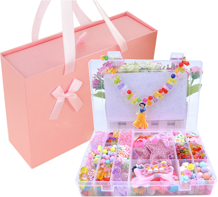Birthday Gift Girl Send Children Hair Accessories Gift - Bead (800x800), Png Download