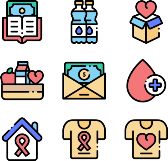 Charity - Web Design Icon (600x564), Png Download