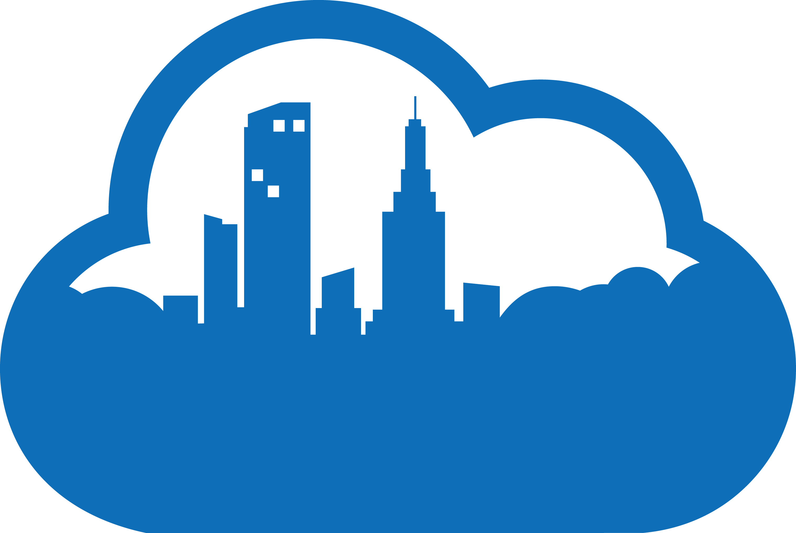 Computing Logo Icon - Building (3036x2033), Png Download