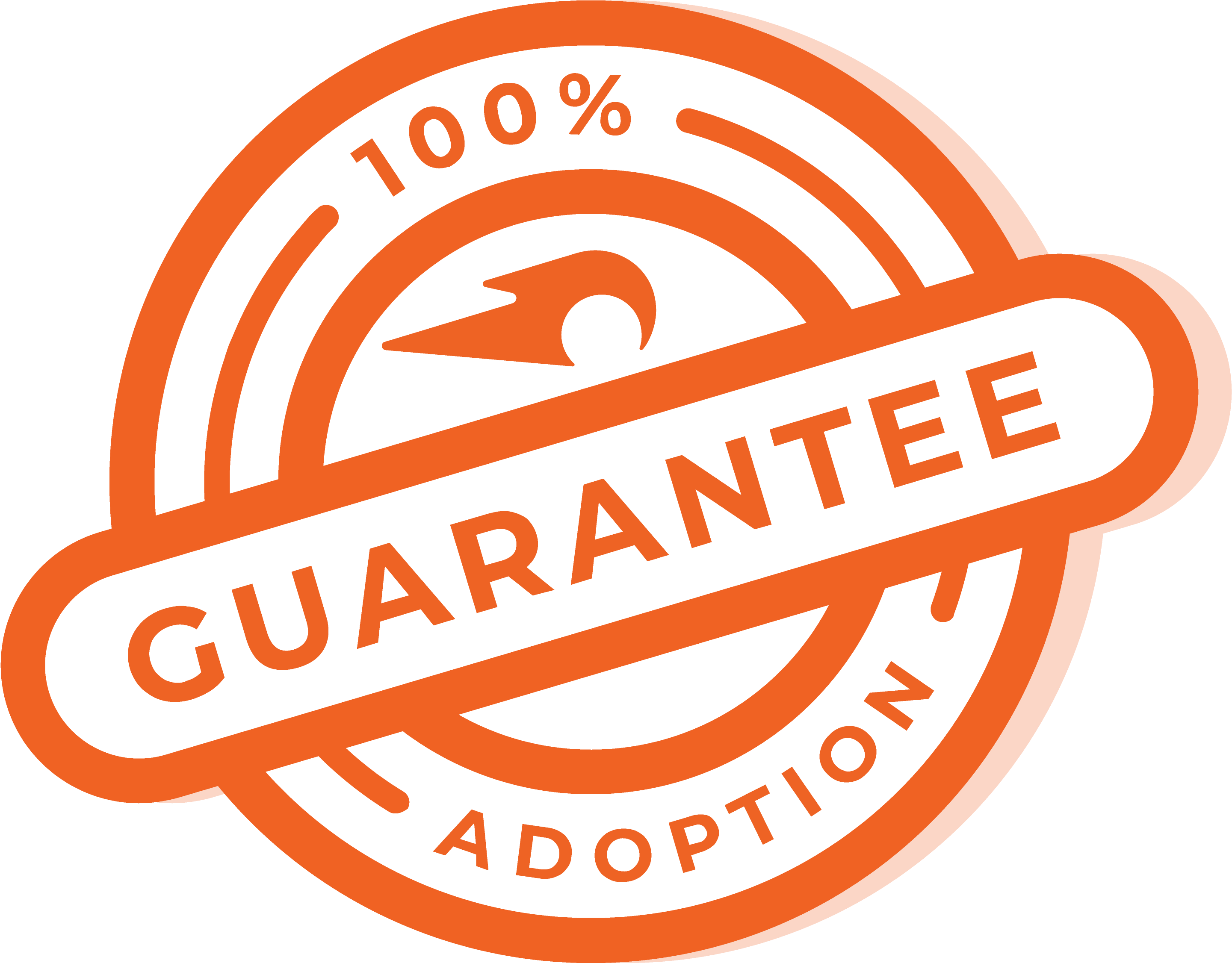 Spiro 100% Adoption Guarantee - Circle (3380x2510), Png Download