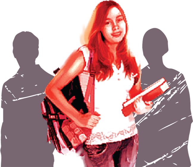 The Impact Of Adderall - Girl (669x563), Png Download