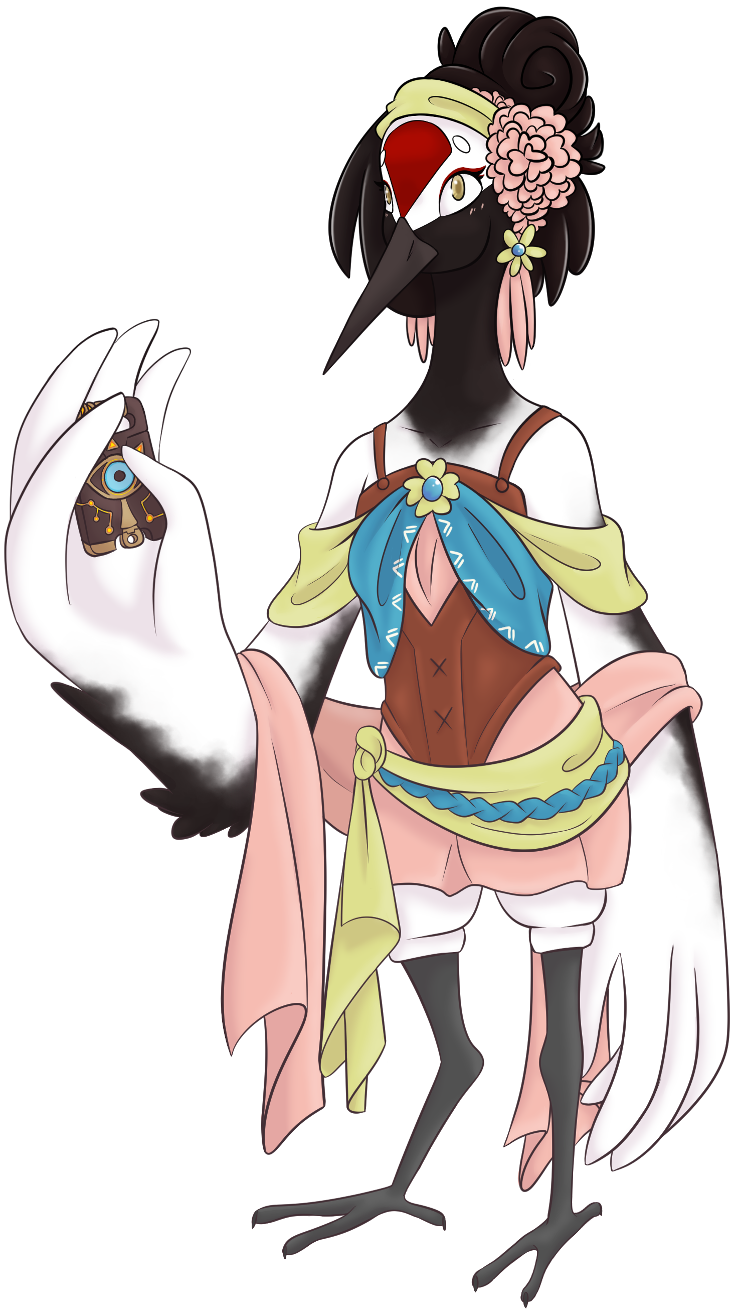 Twili Skull Kid's Art - Cartoon (1476x2619), Png Download