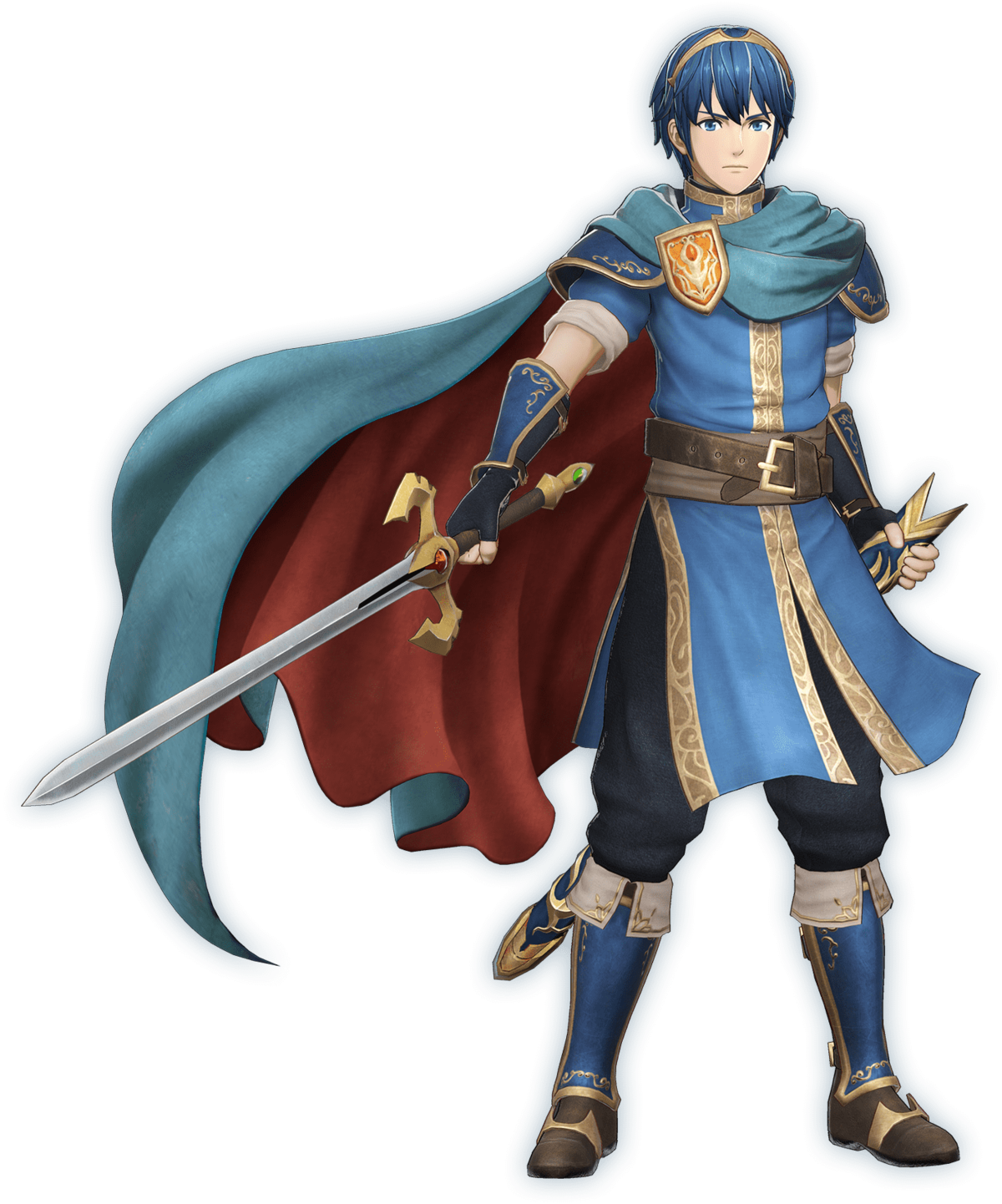 Fire Emblem Warriors Marth (1200x1442), Png Download