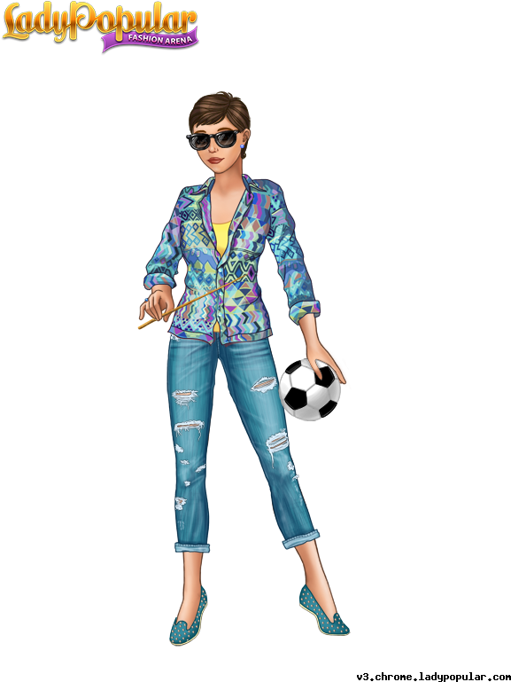 Tharja As Ariel - Lady Popular Fashion Arena (600x800), Png Download