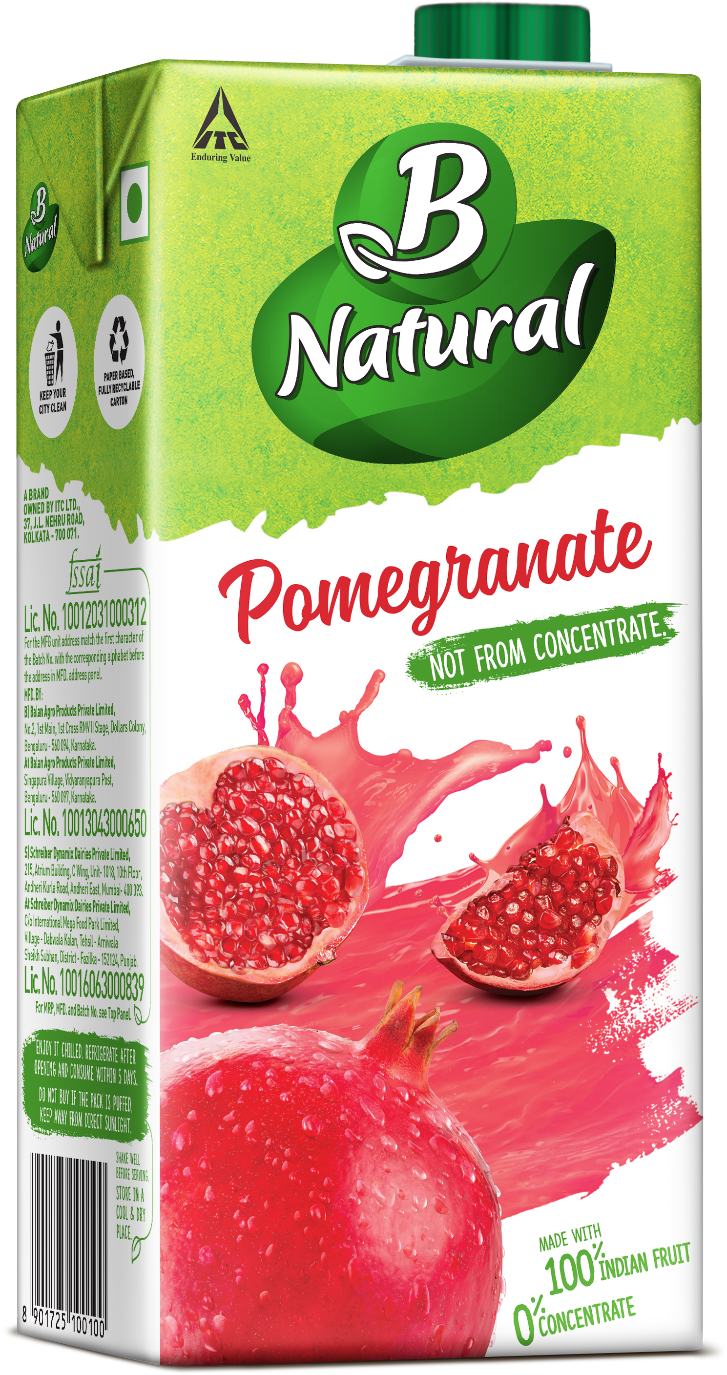 Which Involves Heating Of Juice/pulp To Remove Water - B Natural Orange (2167x3192), Png Download