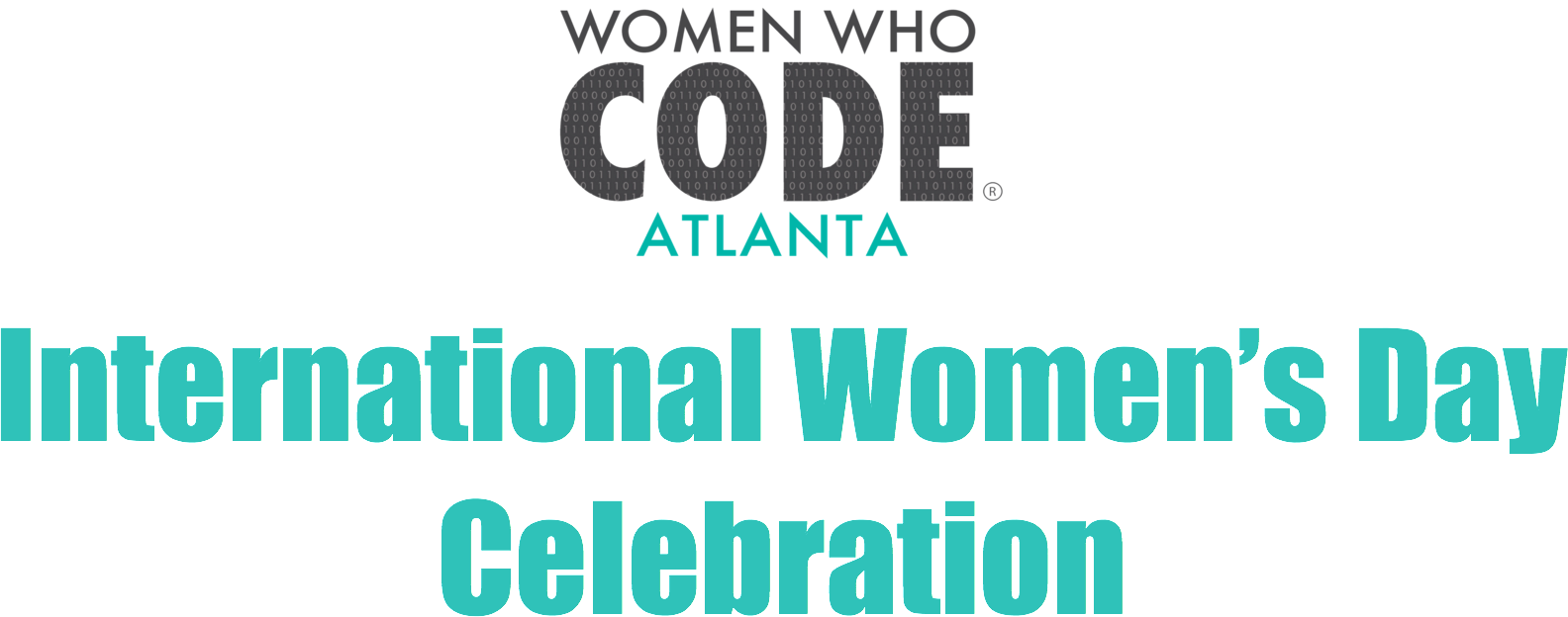 An International Women's Day Celebration - Women Who Code (1584x624), Png Download