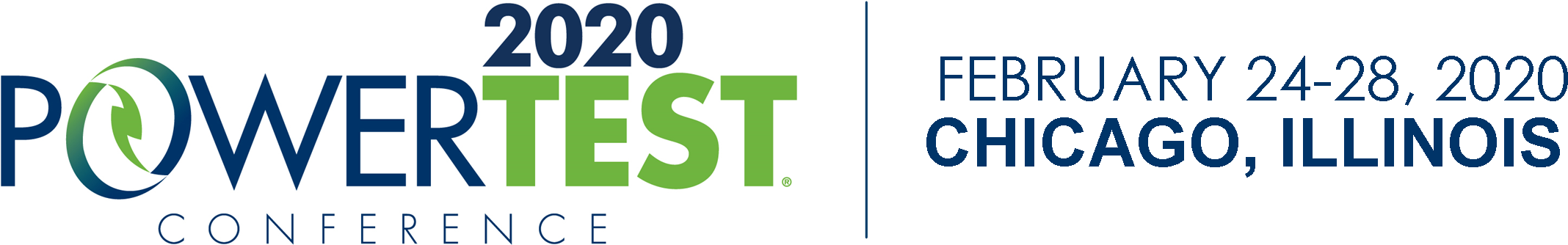 Powertest 2020 Banner - Electric Blue (2241x676), Png Download