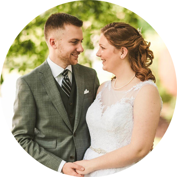 Sarah & Bradford Huff - Wedding (594x594), Png Download