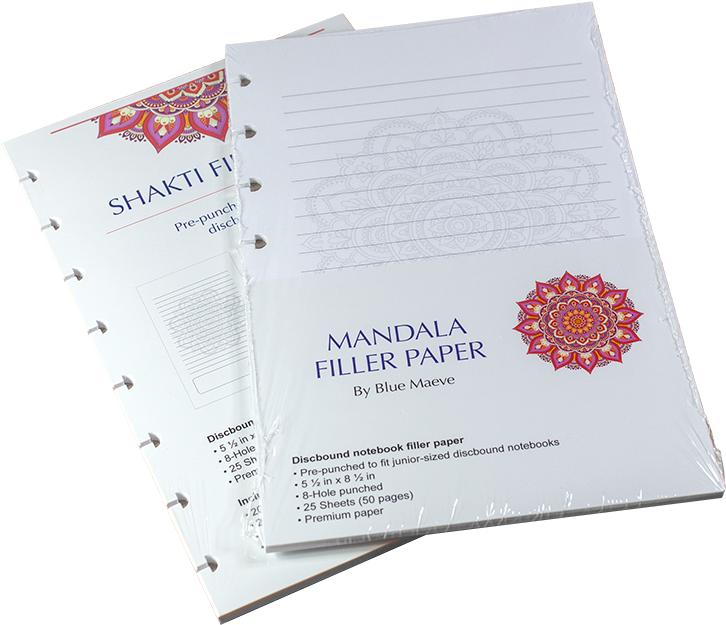 Discbound Filler Paper With Mandala Art - Flower (828x725), Png Download