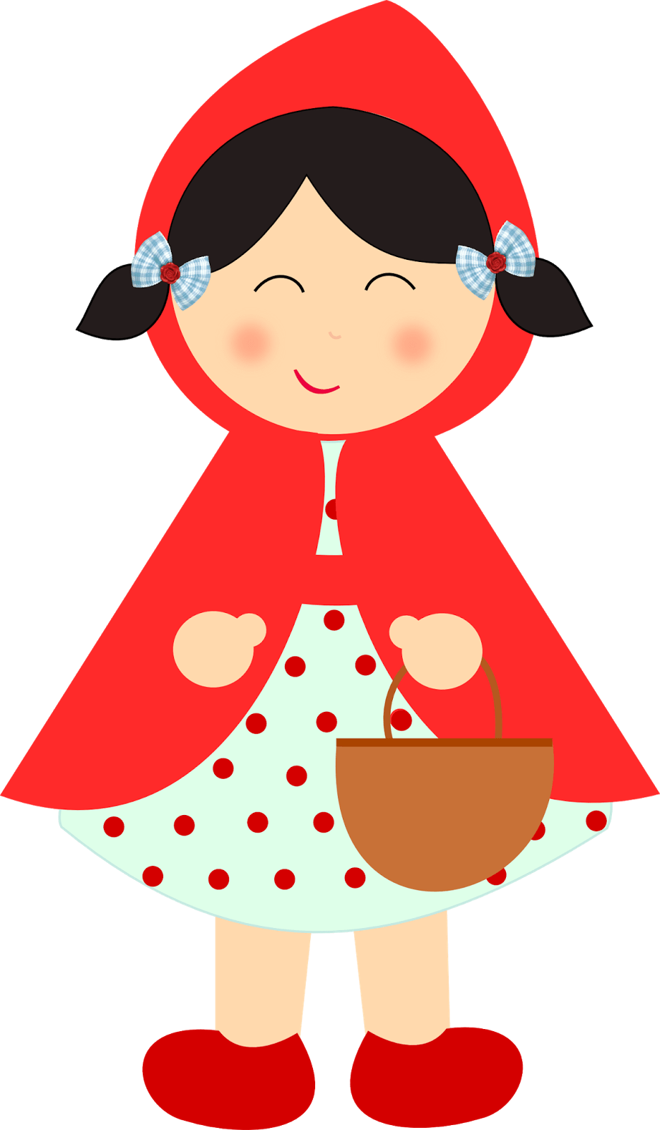 Little Red Riding Hood Clip Art - Little Red Riding Hood Page Border (934x1600), Png Download