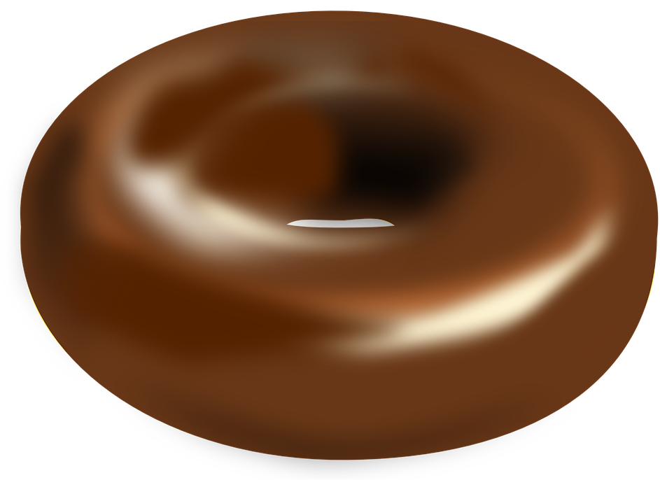Donut Clipart Transparent Background And More - Doughnut (960x705), Png Download