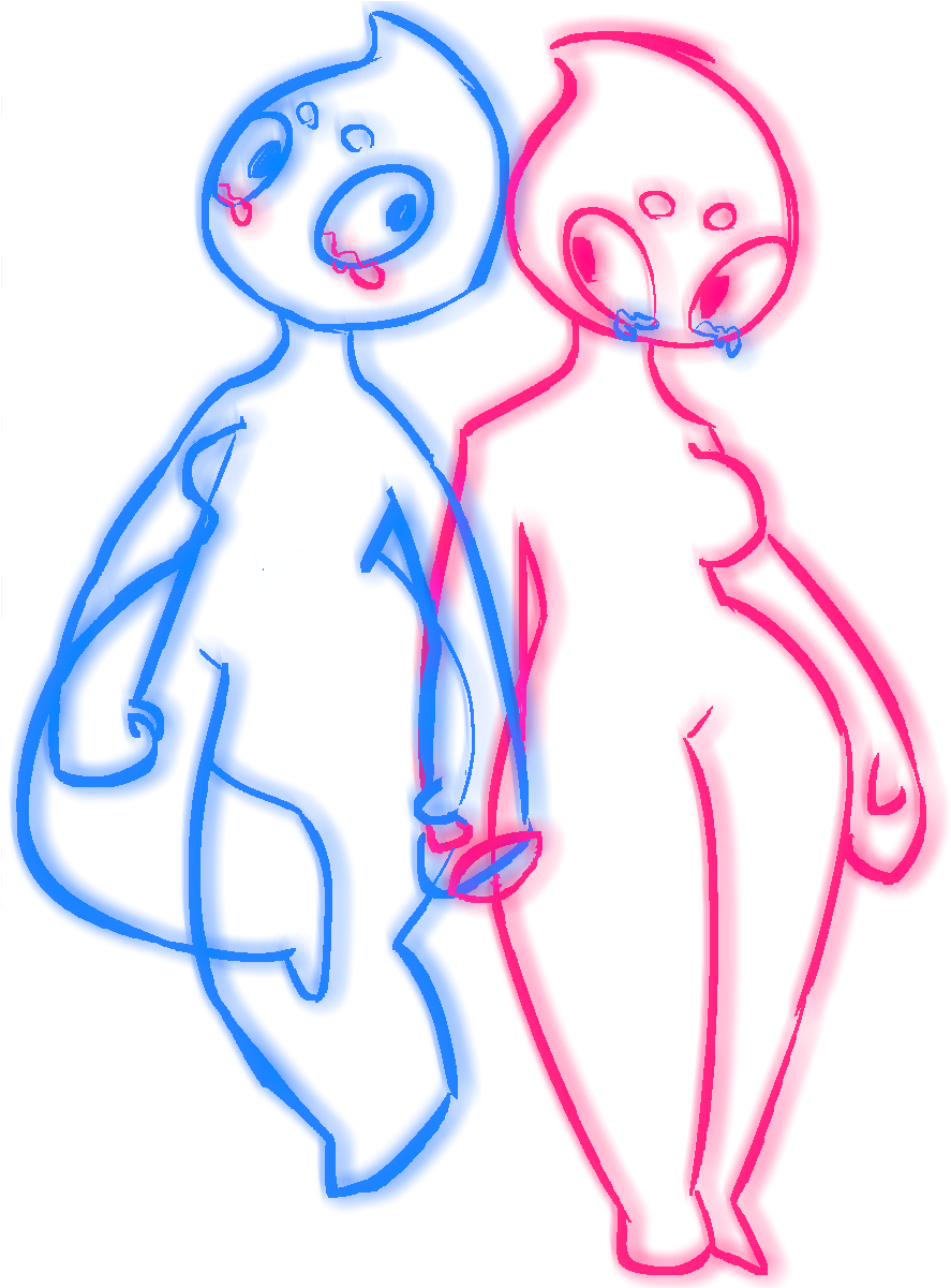 Ghost Spirits Chalk Outline Oc Neon Mote Of Ash - Drawing (1000x1200), Png Download
