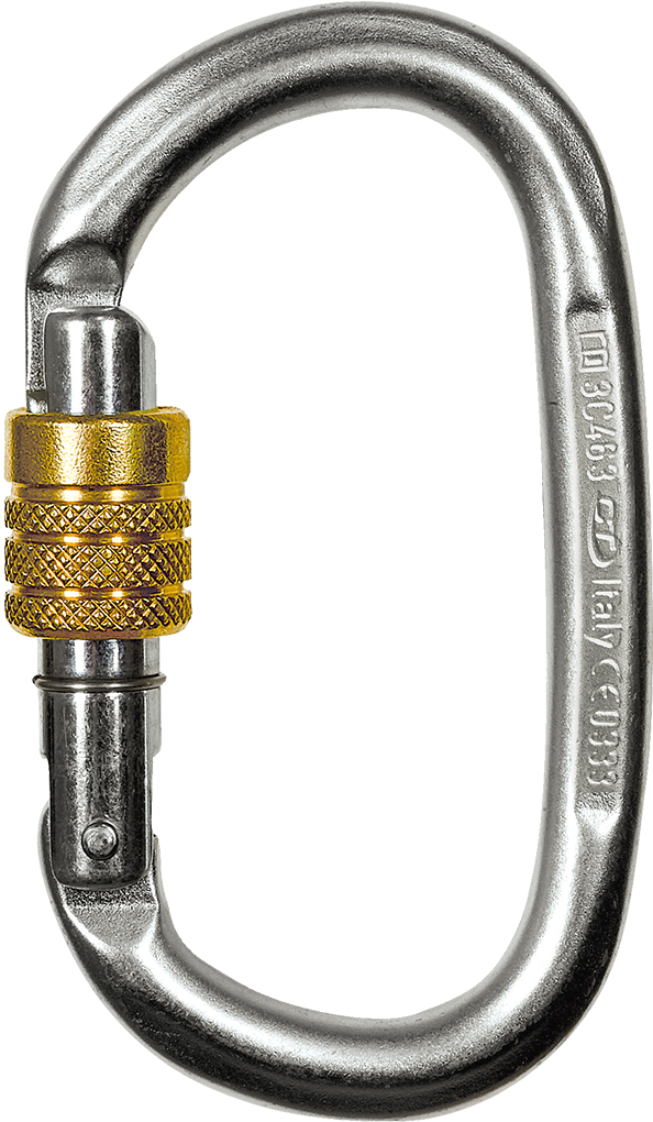 Ct Pillar Steel Screw Gate Carabiner - Climbing Technology Steel Oval Carabiner (1024x1024), Png Download