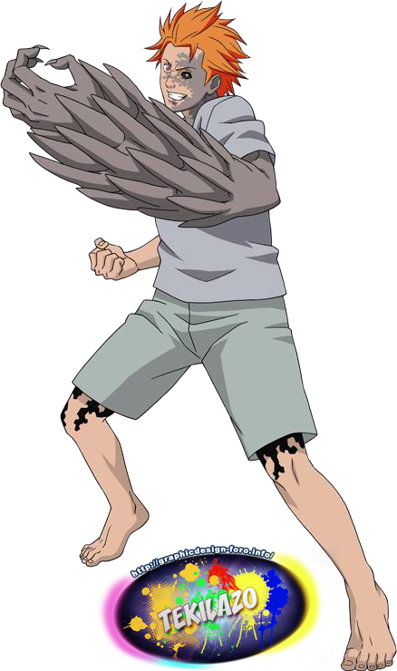 Juugo, Le Dernier Membre De L'équipe, Se Trouvait Dans - L Equipe De Sasuke (438x740), Png Download