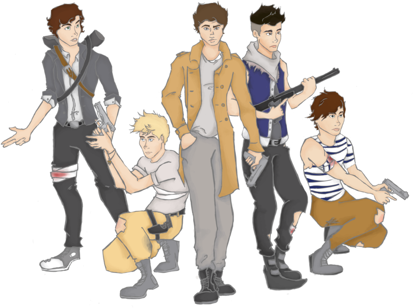 Cartoon Drawing Apocalypse - Cartoon (900x632), Png Download