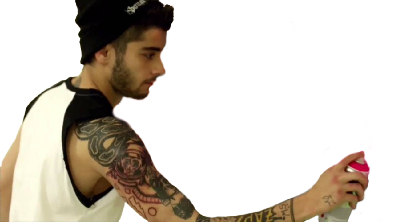 Who Doesn't Want Zayn Malik Spray-painting On Their - Tattoo (1280x720), Png Download
