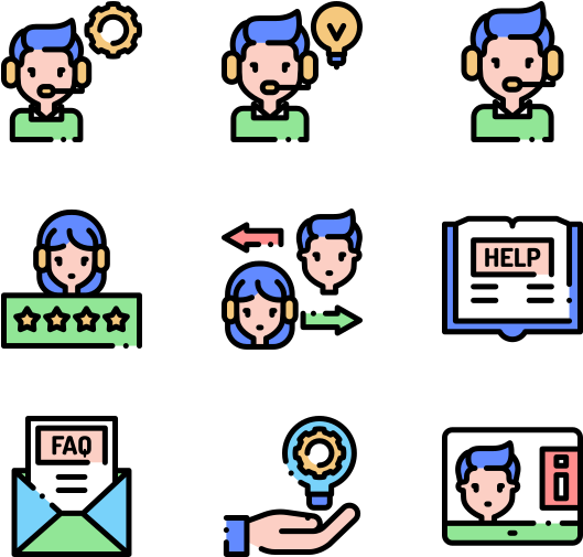 Customer Service - Smart Farm Icon (600x564), Png Download