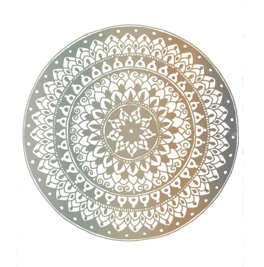 White Border Mini Mandala 3, Drawings / Sketch, Abstract, (850x850), Png Download