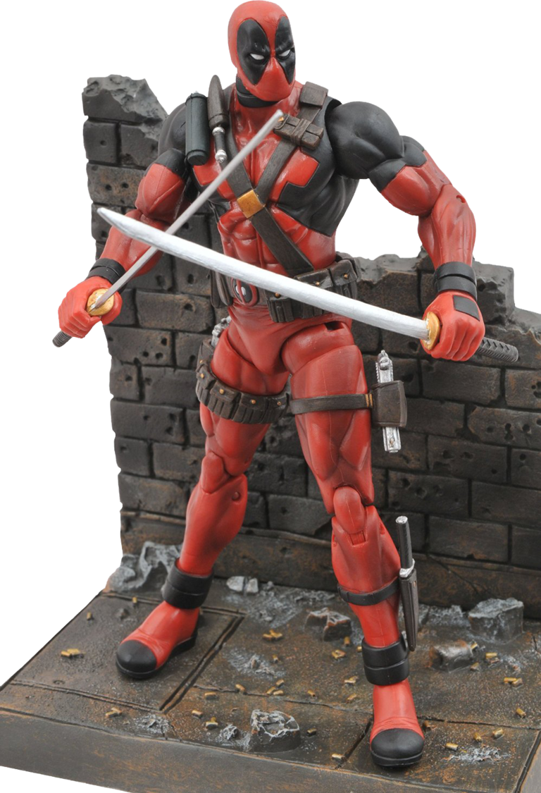 Deadpool Action Figure - Marvel Select Deadpool Action Figure (768x1125), Png Download