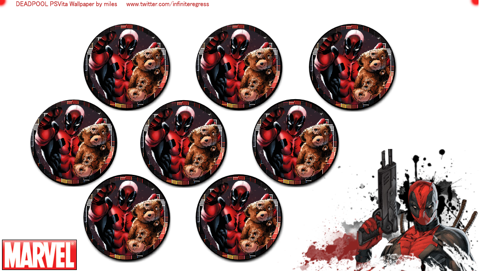 Ps Vita Deadpool 'dynamic' Wallpaper Photo Deadpool - Graphic Design (960x544), Png Download