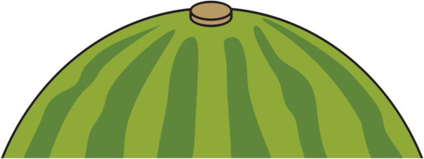 Green Line - Watermelon (859x750), Png Download