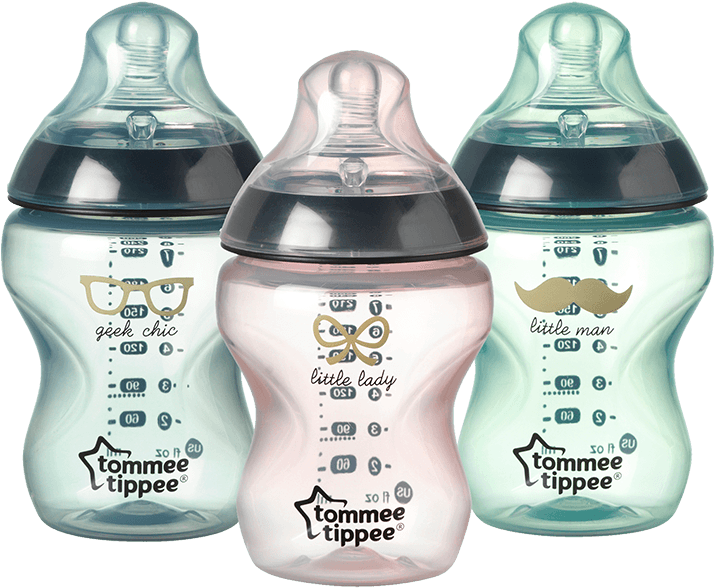 Original Feeding Bottle 9oz Moda Limited Edition 3 - Pacha Tommee Tippee (800x800), Png Download