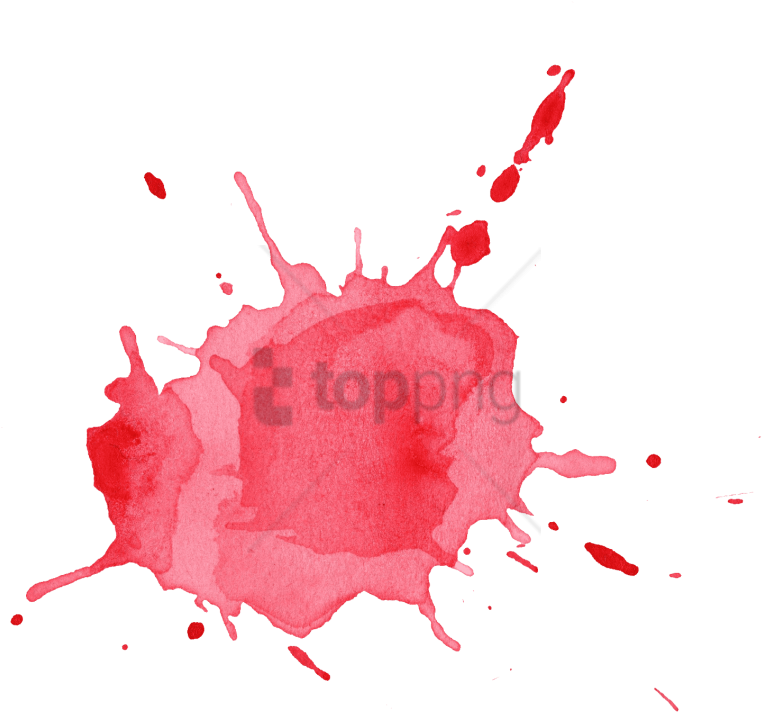 Free Png Red Paint Splash Png Png Image With Transparent - Png Transparent Watercolor Splash Png (850x804), Png Download