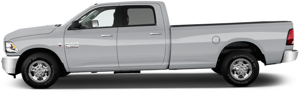 Ram 2500 St - 2015 F250 Crew Cab Long Bed Length (640x480), Png Download