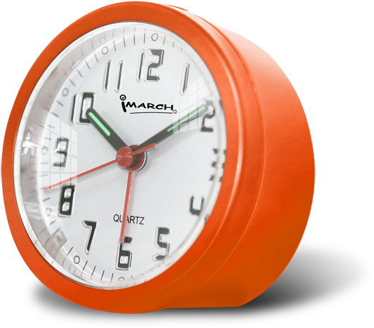 Ce Bb09202 Bedside Quartz Alarm Clock With Led Backlight - Wall Clock (650x563), Png Download