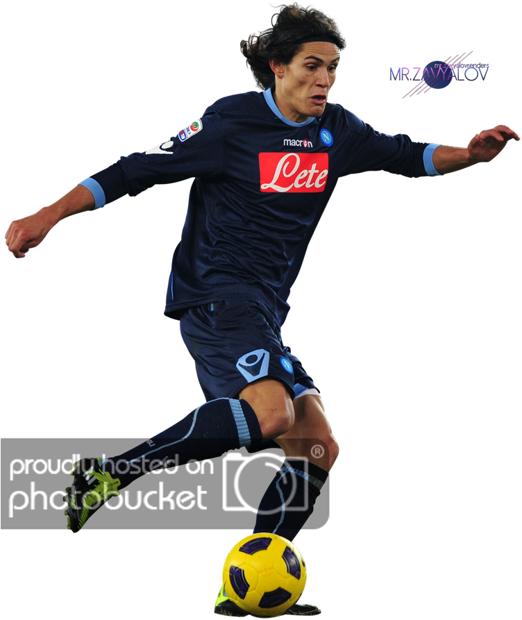 Jugadores De Fútbol En - Edinson Cavani (760x912), Png Download