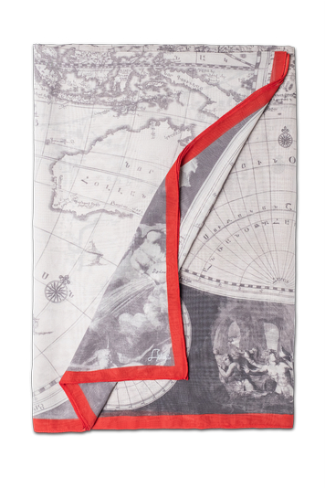 Scarf “universal World Map” - Visual Arts (800x533), Png Download