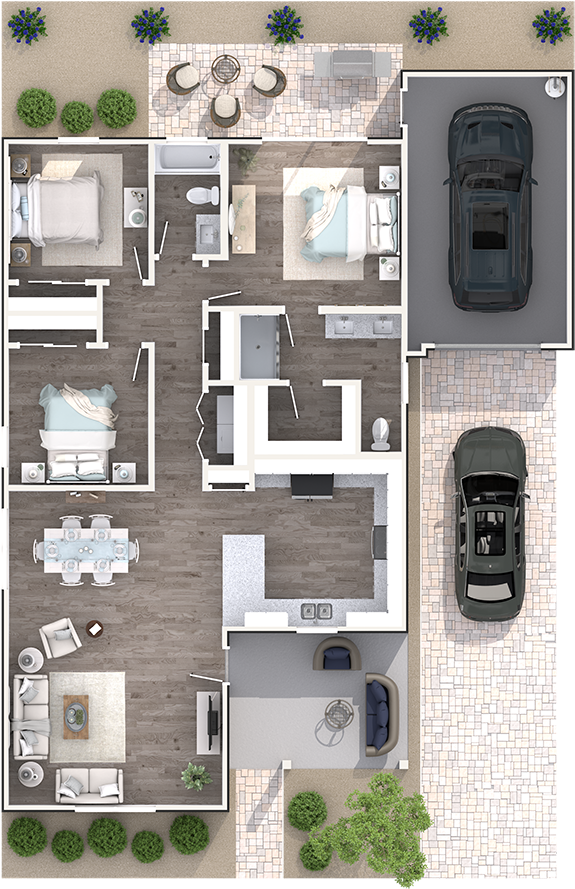 3 ‹ › - Floor Plan (1200x900), Png Download
