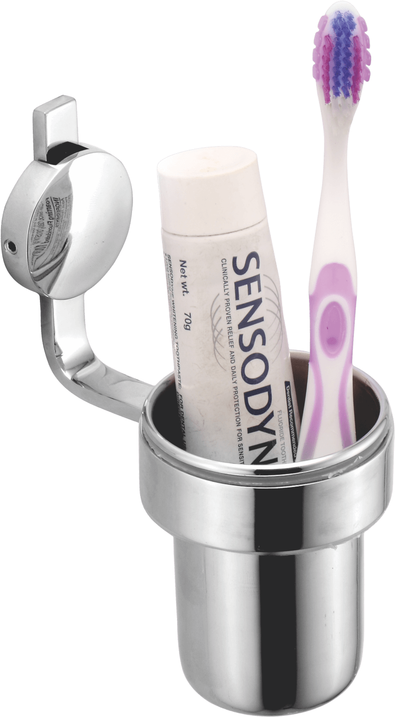 Tumbler Holder With Brass Glass - Makeup Brushes (1500x1500), Png Download