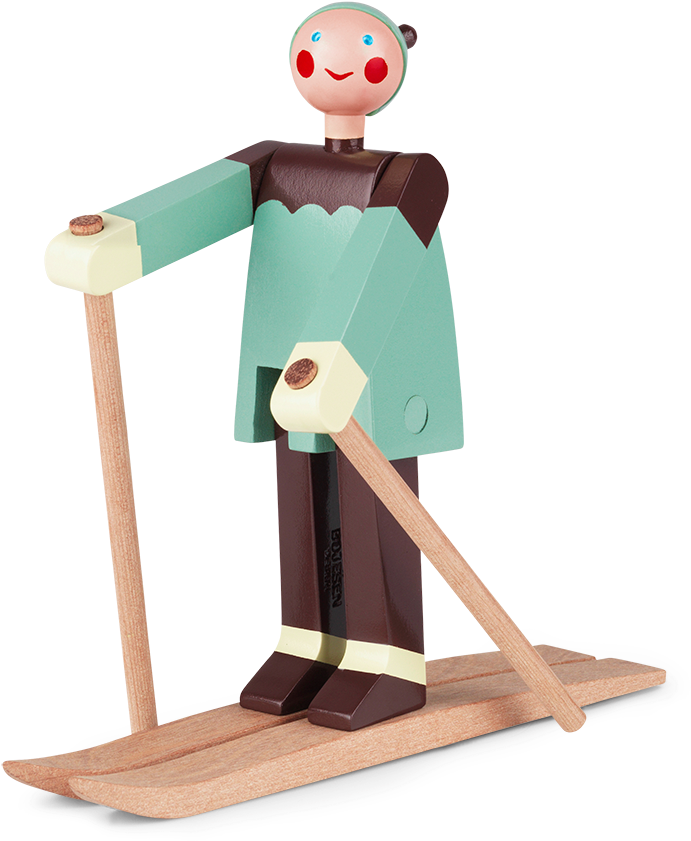 The Skier Boje Boy Multi - Kay Bojesen Skier (1200x1200), Png Download