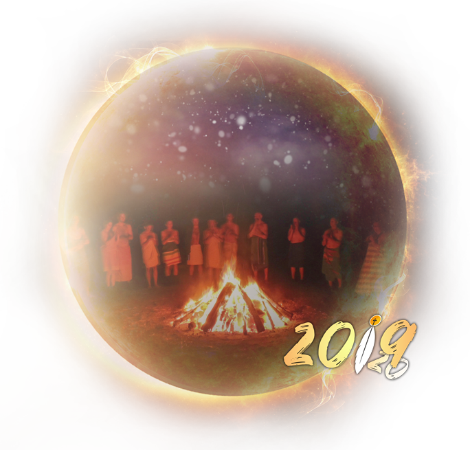 New Year's Sweat Lodge - Circle (684x655), Png Download