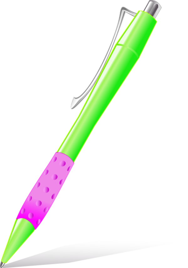 Vector Clip Art - Pen Clip Art (600x856), Png Download