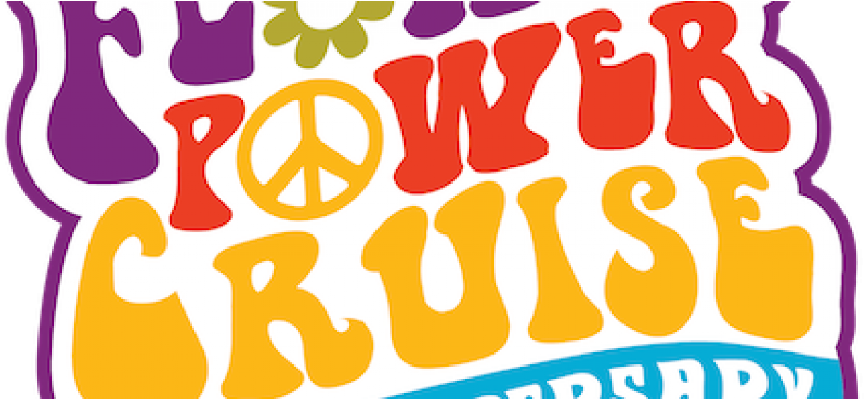 Classic Rock Music Cruises - Flower Power (1440x564), Png Download