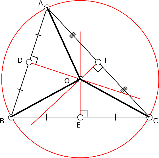 Now Assume We Are Constructing Perpendicular Bisectors - Diagram (566x566), Png Download