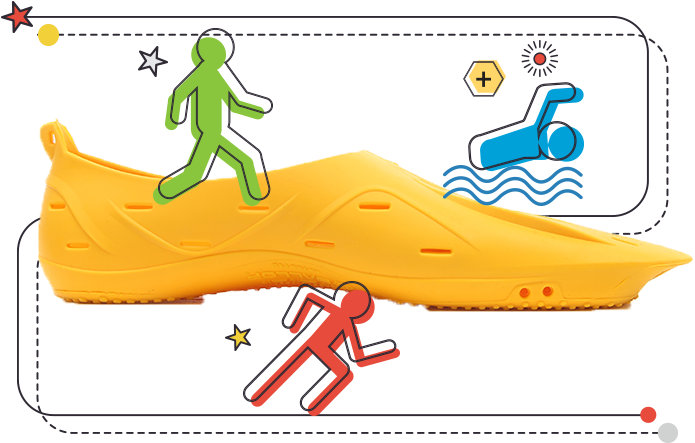 Aqualander Allows You To Walk In An Absolutely Natural - Diagram (1125x729), Png Download